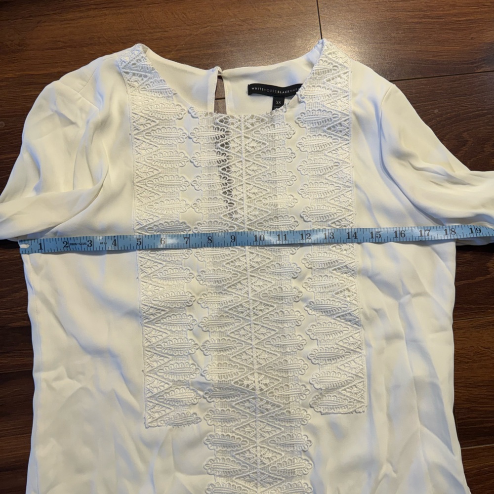 White Work Blouse - Picture 3 of 7